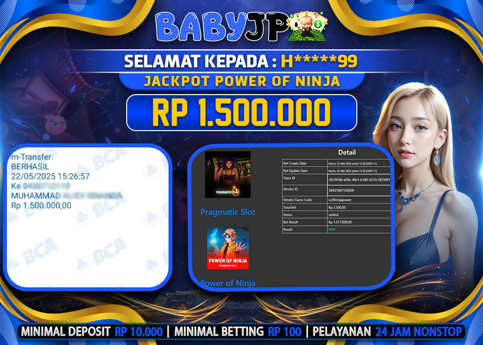 A*****12 JACKPOT POWER OF NINJA,-LUNAS